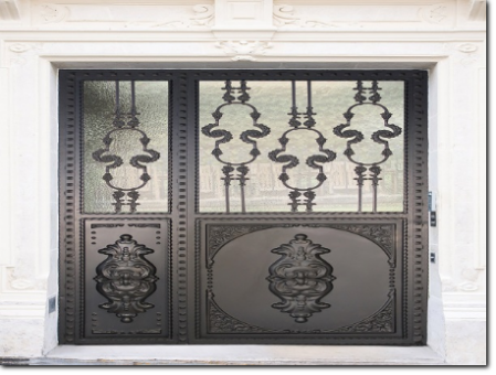 ferforje giriş kapısı